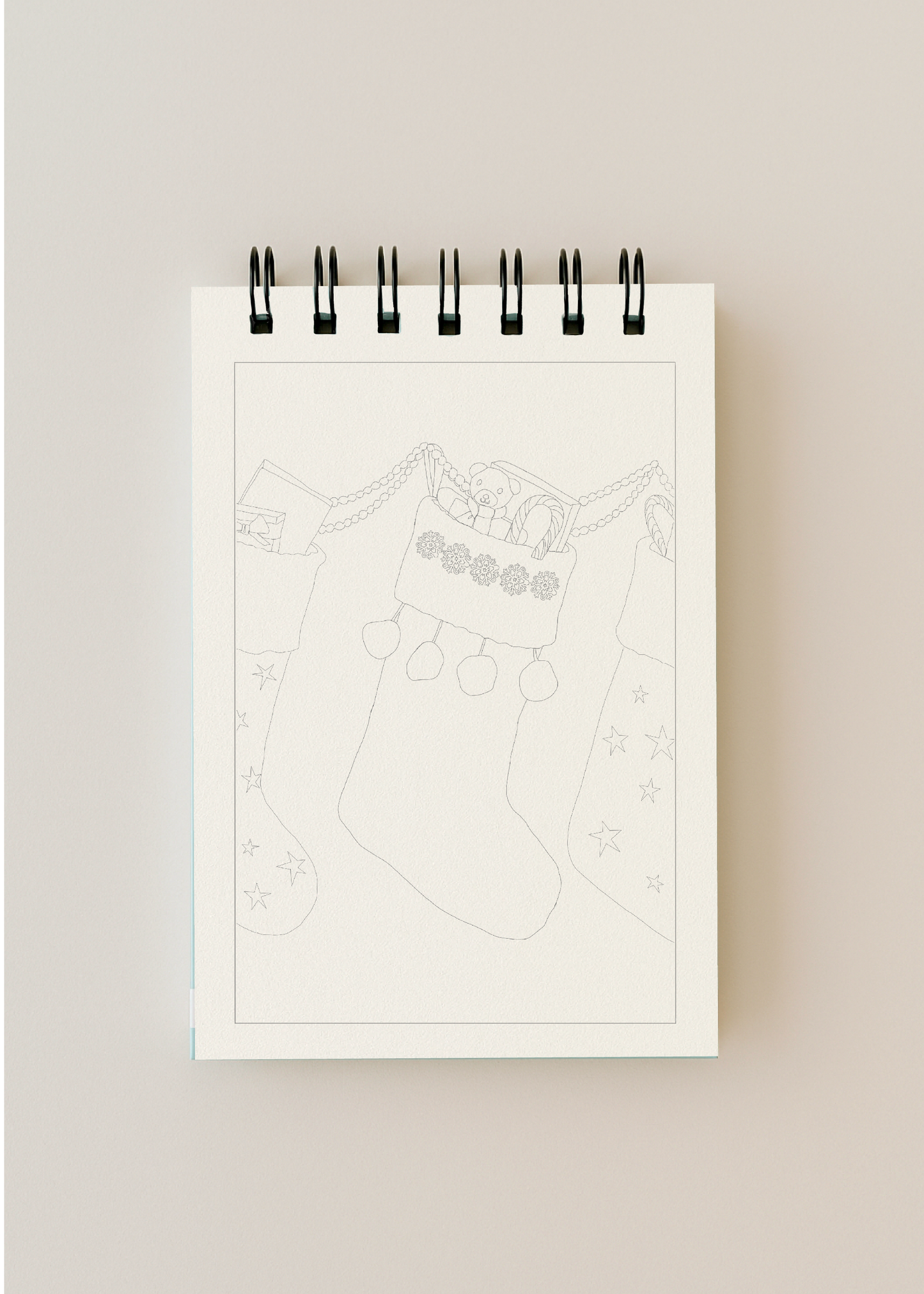 A Little Bit of Christmas - Mini Watercoloring Book