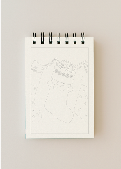 A Little Bit of Christmas - Mini Watercoloring Book