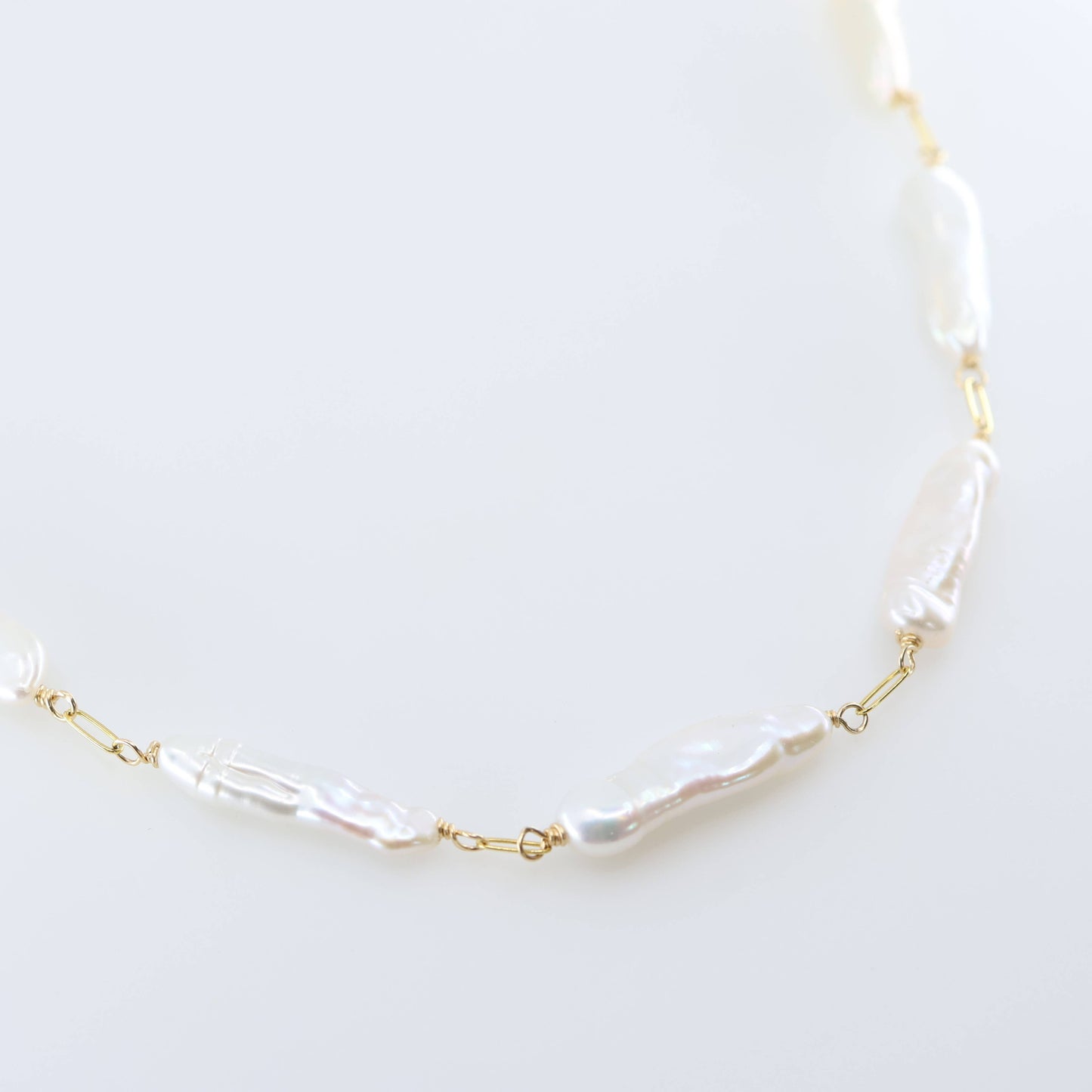Freshwater Biwa Pearl Necklace
