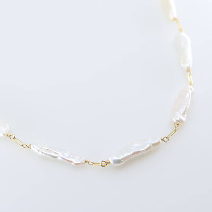 Freshwater Biwa Pearl Necklace
