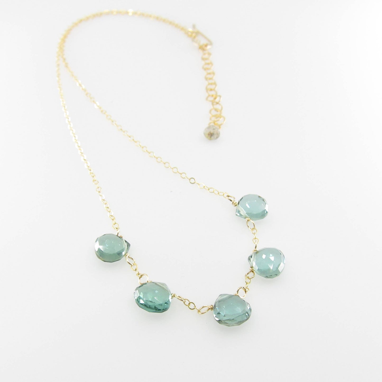 5 Drop Indicolite Necklace