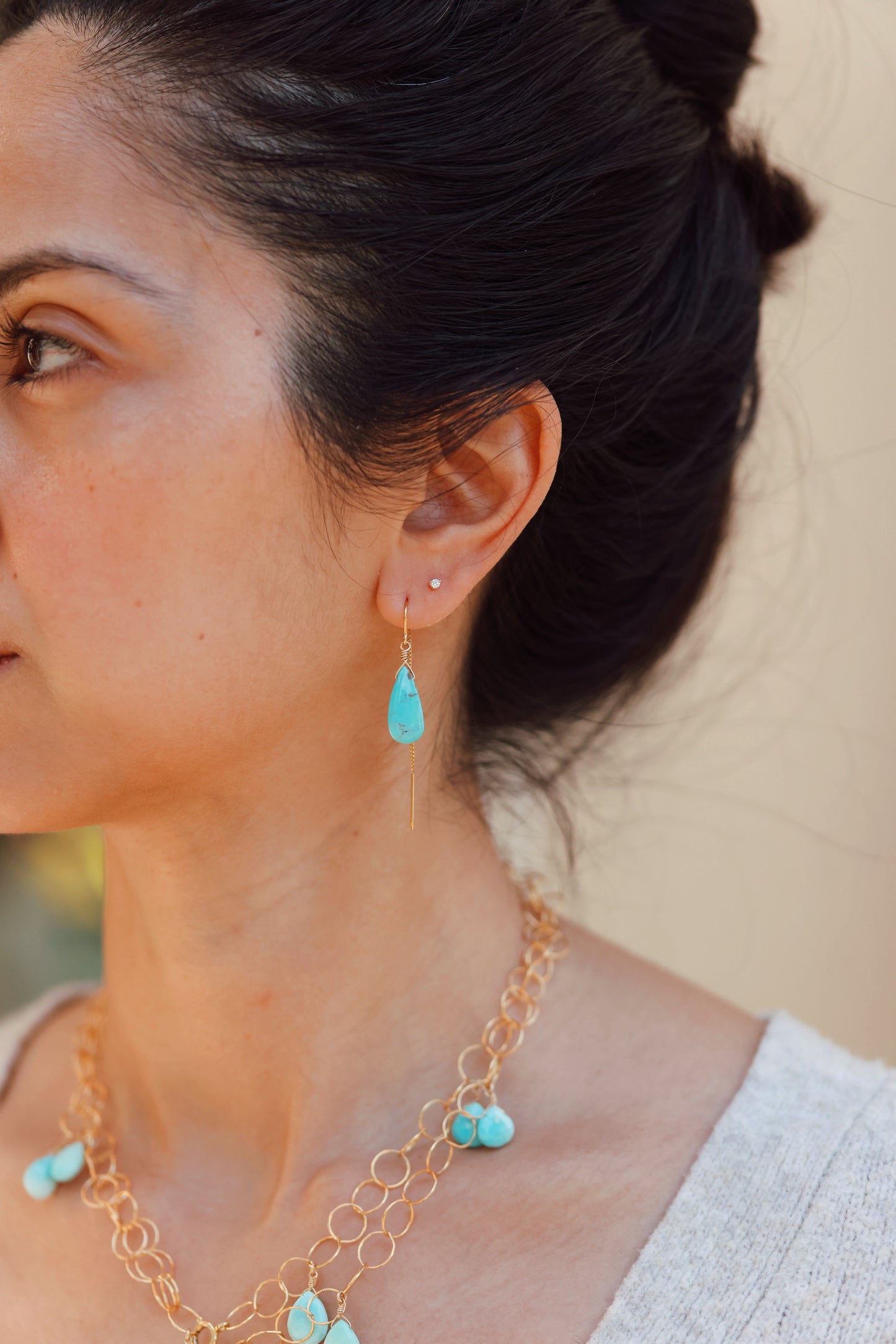 Rock Stella - Sleeping Beauty Turquoise multi-stone Necklace